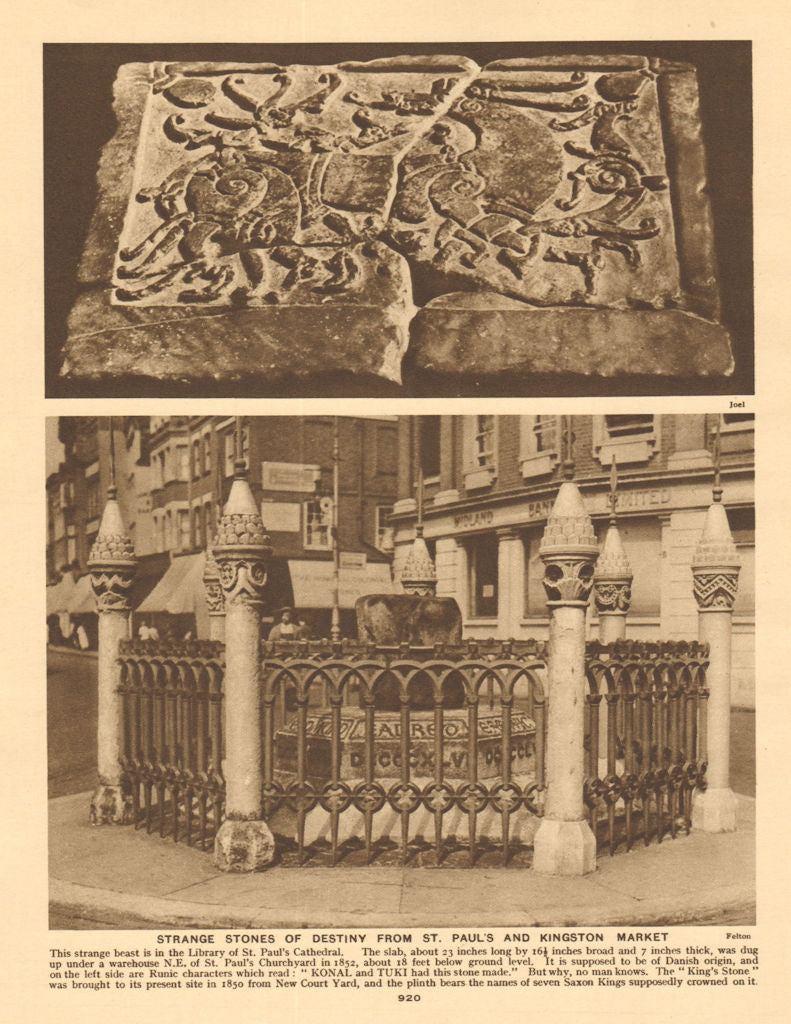 St Paul's Konal Tuki & Coronation/King's Stone, Kingston-upon-Thames 1926
